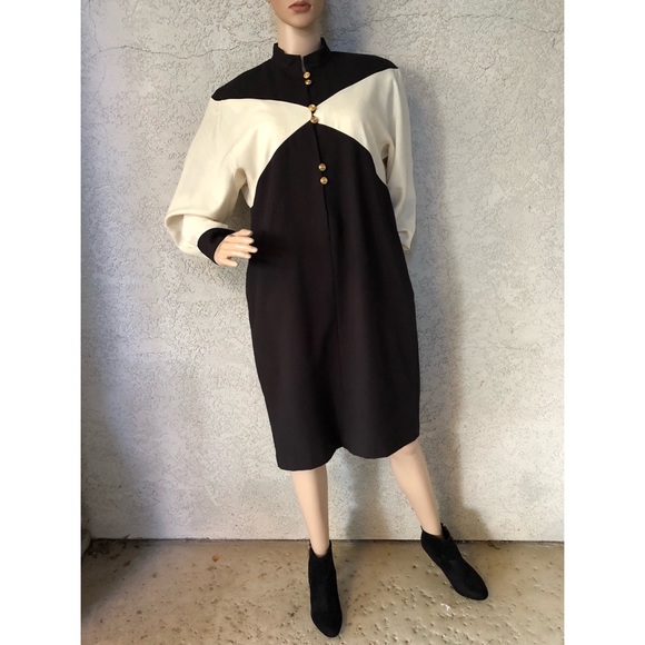 Vintage Dresses & Skirts - VINTAGE | 80’s color block shift dress